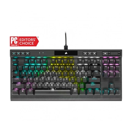 CORSAIR K70 RGB TKL Champion Series Gaming Keyboard — Cherry MX RGB Red — US