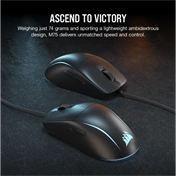 CORSAIR M75 vezetékes egér, fekete