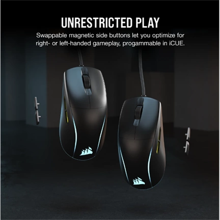 CORSAIR M75 vezetékes egér, fekete