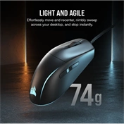CORSAIR M75 vezetékes egér, fekete