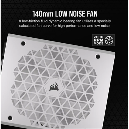 CORSAIR RM1000x 1000W 80+ Gold Shift - fehér ATX3.0