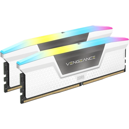 CORSAIR Vengeance RGB DDR5 6000MHz CL36 32GB Kit2 - White