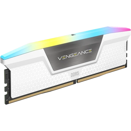 CORSAIR Vengeance RGB DDR5 6000MHz CL36 32GB Kit2 - White