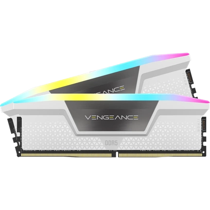 CORSAIR Vengeance RGB DDR5 6000MHz CL36 32GB Kit2 - White
