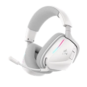 CORSAIR Vezeték Nélküli Headset, VOID v2 Wireless Gaming Headset, Dolby Atmos, fehér