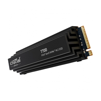 CRUCIAL T700 PCIe Gen5 NVMe M.2 SSD w/heatsink 2TB