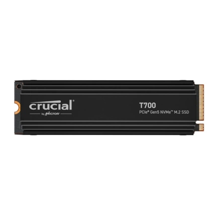 CRUCIAL T700 PCIe Gen5 NVMe M.2 SSD w/heatsink 2TB