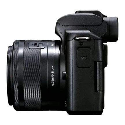 Canon EOS M50 Mark II + EF-M 15-45mm f/3.5-6.3 IS STM Premium Live Stream kit (fekete) Canon EOS M50 Mark II + EF-M 15-45mm f/3.5-6.3 IS STM Premium Live Stream kit (fekete)