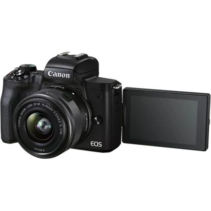 Canon EOS M50 Mark II + EF-M 15-45mm f/3.5-6.3 IS STM Premium Live Stream kit (fekete) Canon EOS M50 Mark II + EF-M 15-45mm f/3.5-6.3 IS STM Premium Live Stream kit (fekete)