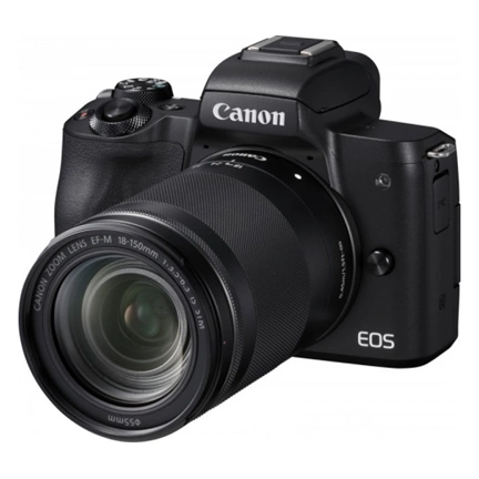 Canon EOS M50 Mark II + EF-M 18-150mm f/3.5-6.3 IS STM kit (fekete)