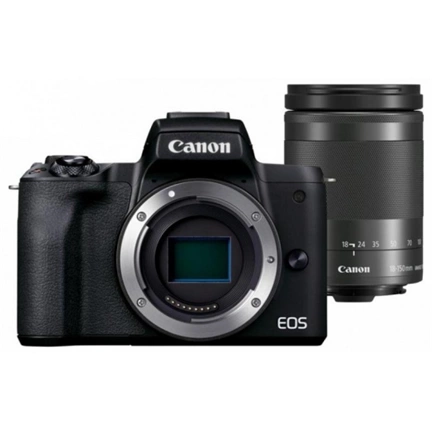 Canon EOS M50 Mark II + EF-M 18-150mm f/3.5-6.3 IS STM kit (fekete)