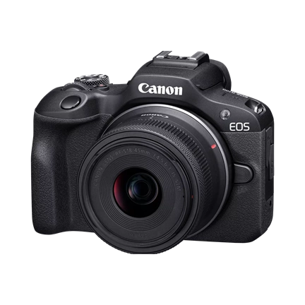 Canon EOS R100 + RF-S 18-45mm f/4.5-6.3 IS STM MILC fényképezőgép KIT
