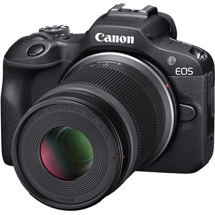 Canon EOS R100 + RF-S 18-45mm f/4.5-6.3 IS STM + RF-S 55-210mm f/5-7.1 IS STM