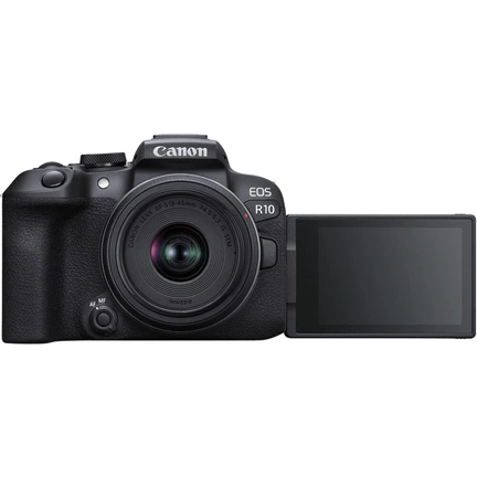 Canon EOS R10 váz + RF-S 18-45mm f/4.5-6.3 IS STM MILC fényképezőgép KIT