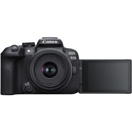 Canon EOS R10 váz + RF-S 18-45mm f/4.5-6.3 IS STM MILC fényképezőgép KIT Canon EOS R10 váz + RF-S 18-45mm f/4.5-6.3 IS STM MILC fényképezőgép KIT
