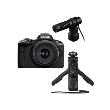 Canon EOS R50 + RF-S 18-45mm f/4.5-6.3 IS STM Creator MILC fényképezőgép KIT Canon EOS R50 + RF-S 18-45mm f/4.5-6.3 IS STM Creator MILC fényképezőgép KIT