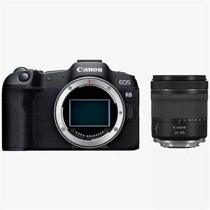 Canon EOS R8 + RF24-105 f/4-7.1 IS STM kit - végső ár: 569490,-Ft a CANON26NYAR kuponnal aug.2-ig