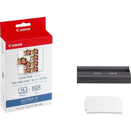 Canon KC-18IL tintapatron + 54x18mm 18 lapos matricacsomag