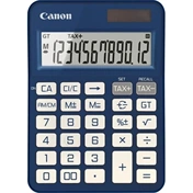 Canon KS-125KB számológép, napelemes + elemes, kék