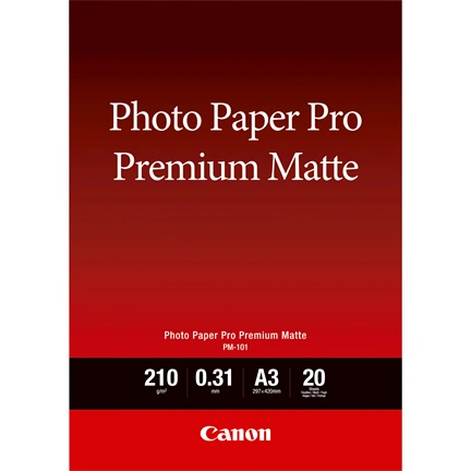 Canon PM-101 A3 20lap Premium Matt fotópapír