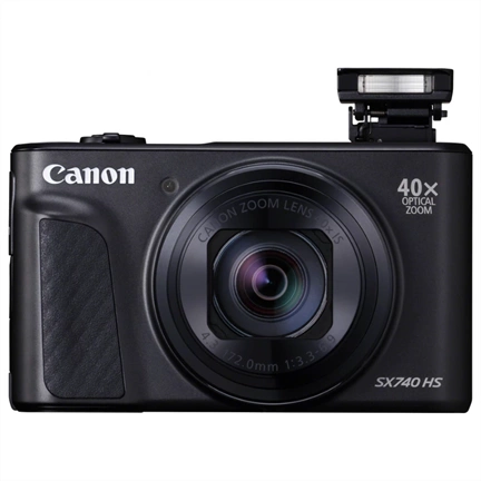 Canon PowerShot SX740 HS Lite Edition kompakt fényképezőgép Travel Kit (fekete)