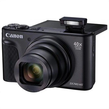 Canon PowerShot SX740 HS Lite Edition kompakt fényképezőgép Travel Kit (fekete)