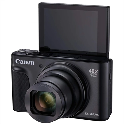 Canon PowerShot SX740 HS Lite Edition kompakt fényképezőgép Travel Kit (fekete)