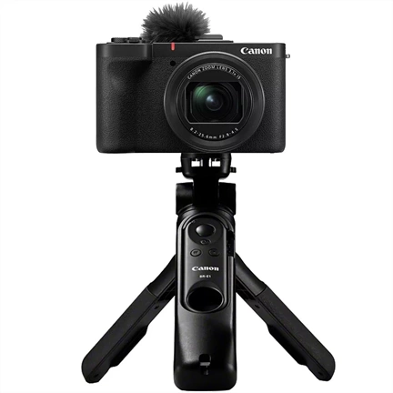 Canon PowerShot V1 digitális kompakt fényképezőgép Premium Vlogger Kit (fekete)