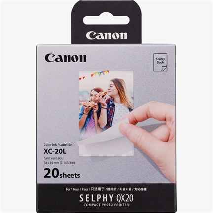 Canon XC-20L fotópapír+festék, 20 db (Selphy QX20-hoz)