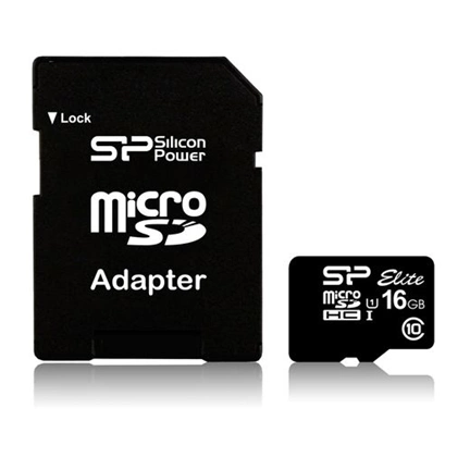 Card MICRO SDHC Silicon Power 16GB UHS-I Elite 1 Adapter (40MB/s | 15MB/s) CL10 Card MICRO SDHC Silicon Power 16GB UHS-I Elite 1 Adapter (40MB/s | 15MB/s) CL10