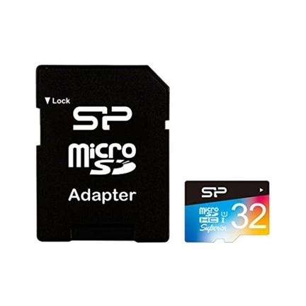 Card MICRO SDHC Silicon Power 32GB UHS-I Superior 1 Adapter (90MB/s | 45MB/s) U1