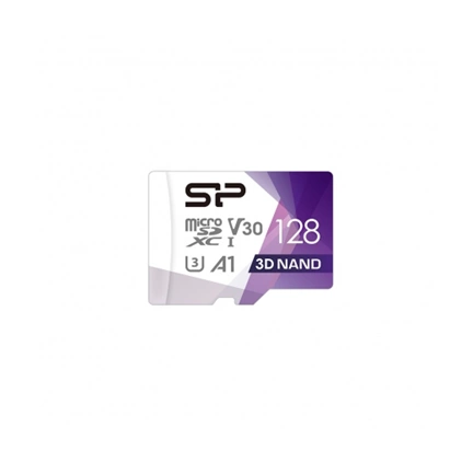Card MICRO SDXC Silicon Power Superior Pro 128GB - C10,UHS-I U3, A1, V30