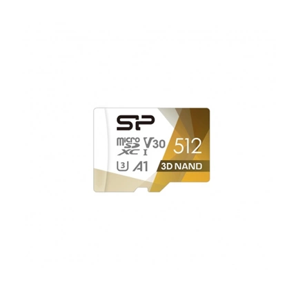 Card MICRO SDXC Silicon Power Superior Pro 512GB - C10,UHS-I U3, A1, V30