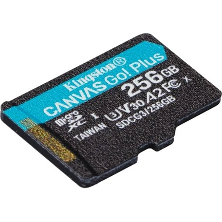 Card Micro SDXC Kingston 256GB Canvas Go Plus 170R A2 U3 V30