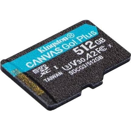 Card Micro SDXC Kingston 512GB Canvas Go Plus 170R A2 U3 V30