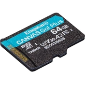 Card Micro SDXC Kingston 64GB Canvas Go Plus 170R A2 U3 V30