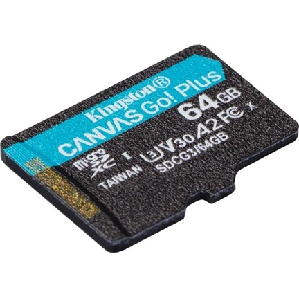 Card Micro SDXC Kingston 64GB Canvas Go Plus 170R A2 U3 V30