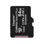 Card Micro SDXC Kingston 64GB  Canvas Select Plus 100R A1 C10 + Adapter