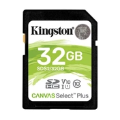 Card SDHC Kingston 32GB Canvas Select Plus 100R C10 UHS-I U1 V10