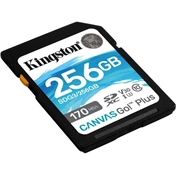 Card SDXC Kingston Canvas Go Plus 256GB 170R C10 UHS-I U3 V30
