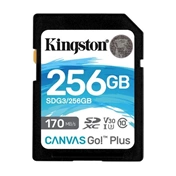 Card SDXC Kingston Canvas Go Plus 256GB 170R C10 UHS-I U3 V30