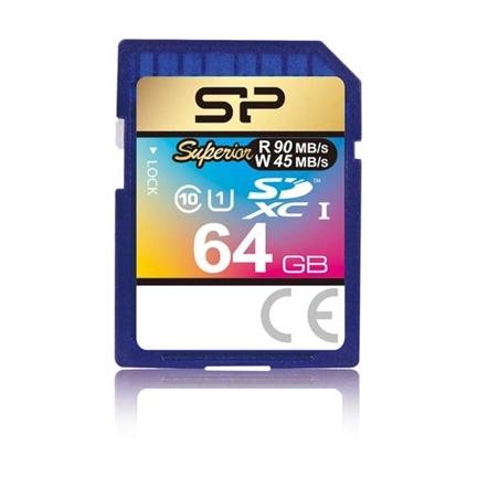 Card SDXC Silicon Power 64GB UHS-I Superior (85MB/s | 40MB/s) U1