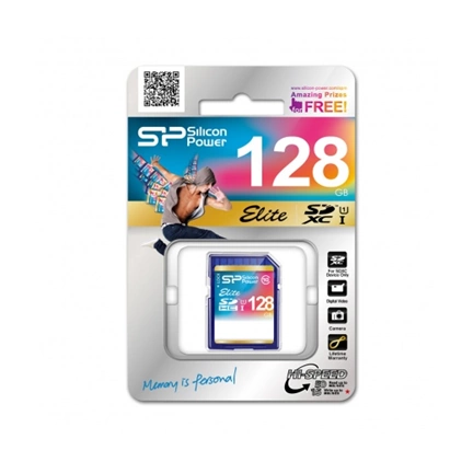 Card SDXC Silicon Power Elite 128GB Class 10