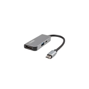 Caruba 3 az 1-ben portos USB-C hub asztroszürke - Space Grey
