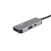 Caruba 3 az 1-ben portos USB-C hub asztroszürke - Space Grey