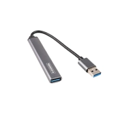 Caruba 4 az 1-ben portos USB hub asztroszürke - (Space Grey)