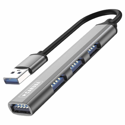 Caruba 4 az 1-ben portos USB hub asztroszürke - (Space Grey)