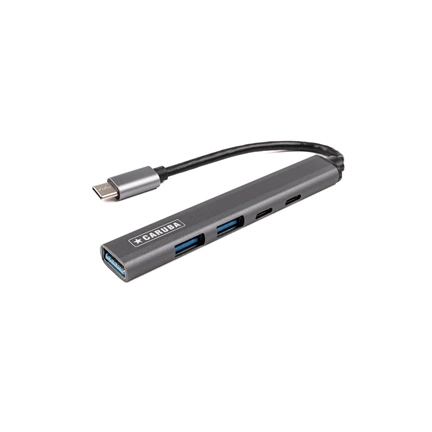 Caruba 5 az 1-ben portos USB-C hub asztroszürke - Space Grey (CUSB-6)