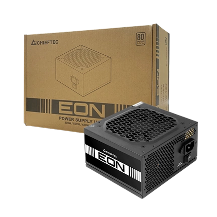 Chieftec ZPU-500S EON ATX desktop tápegység 500W 80+ BOX