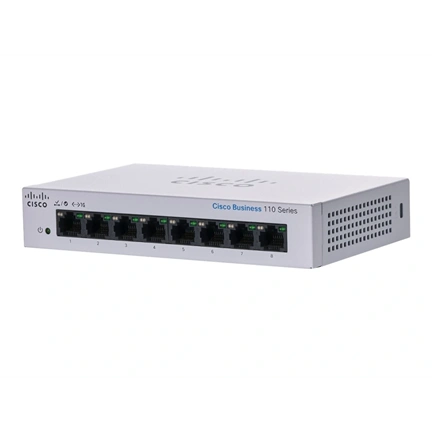 Cisco CBS110-8T-D-EU 8xGbE LAN port nem menedzselhető asztali switch